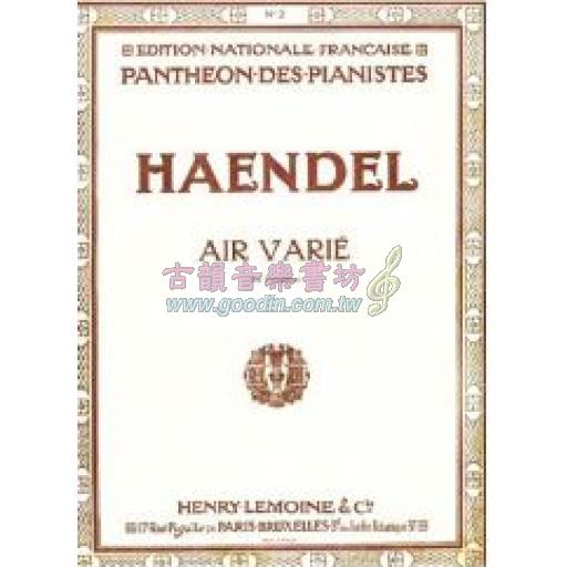 Haendel, Air varie (Le forgeron) 