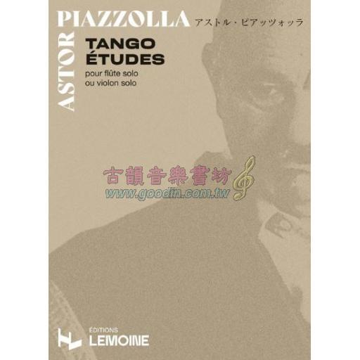 Piazzolla, Tango Etudes for Flute or Violin